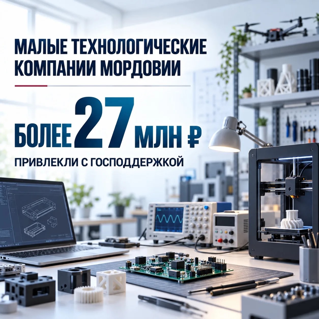Малые технологические компании Мордовии привлекли более 27 млн рублей с господдержкой